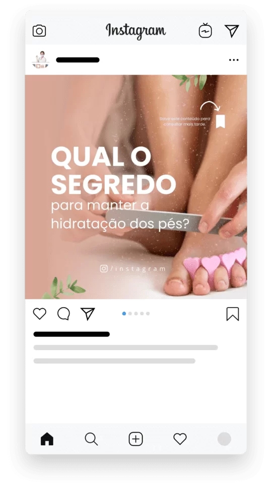 Melhor Pack Podologia Instagram
