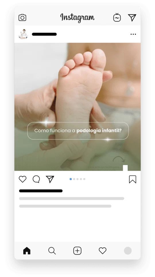 Melhor Pack Podologia Instagram