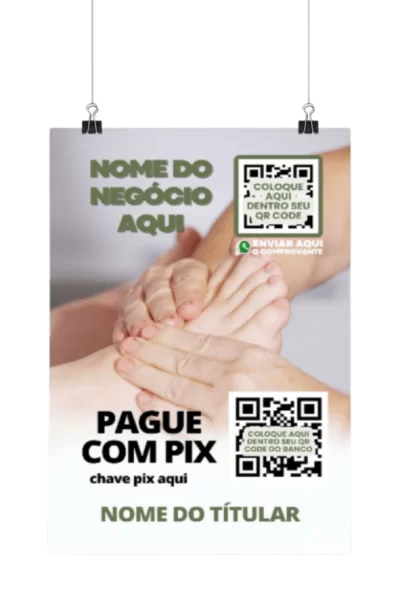 Placa pix Podologia Melhor Pack Podologia Posts instagram de Podologia (2)